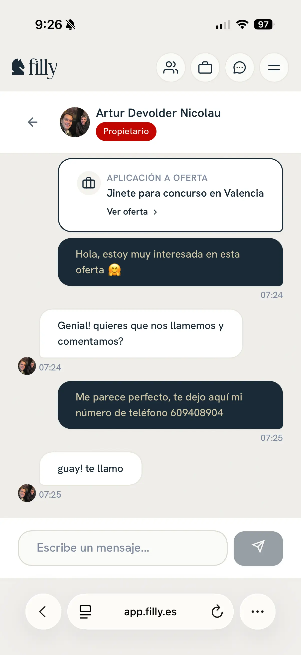 Contacta y colabora